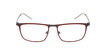 LUNETTES DE VUE homme MAGIC 157 rouge/gris - Vue de face