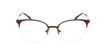 LUNETTES DE VUE femme MAGIC 110 marron - Vue de face
