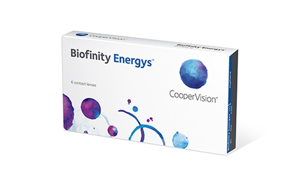 Lentilles de contact Biofinity Energys 6L - Vue de face Lentilles de contact Biofinity Energys 6L - Vue de face