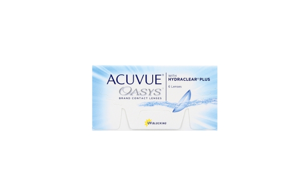 Lentilles de contact Acuvue® Oasys® with Hydraclear® Plus 6L - Vue de face