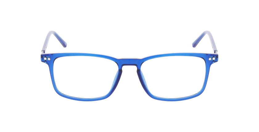 LUNETTES DE VUE homme CARMIN bleu - Vue de face