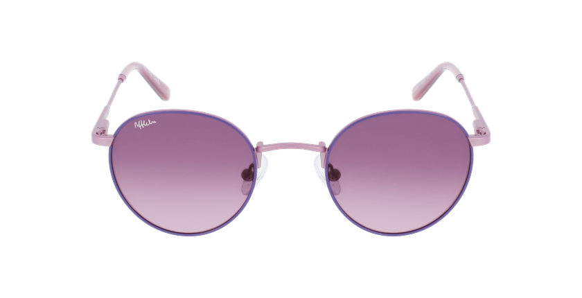 Óculos de sol senhora CYRIEL PU violeta/rosa - Vista de frente