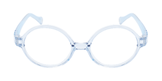 Óculos graduados criança FLOOPY BL (TCHIN-TCHIN +1€) azul/azulVista de frente