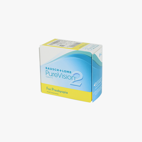 Lentilles de contact PureVision 2 HD for Presbyopia 6 L - Vue de face