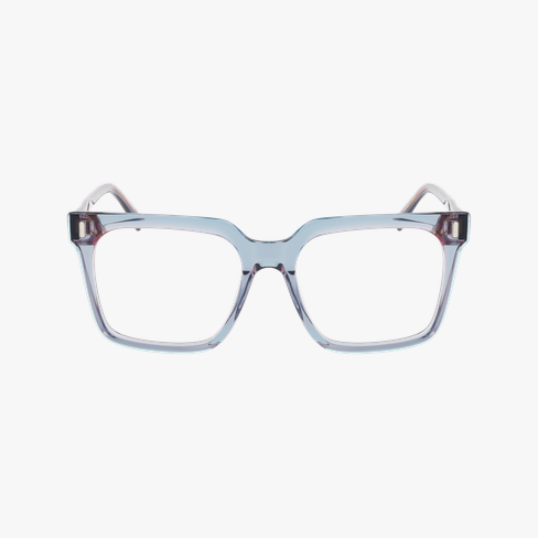 Lunettes de vue femme CARACTÈRES PASSIONNÉE bleu/violet Vue de face