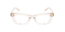 LUNETTES DE VUE femme CARACTERES FIL D'OR CREATIVE marron/doré