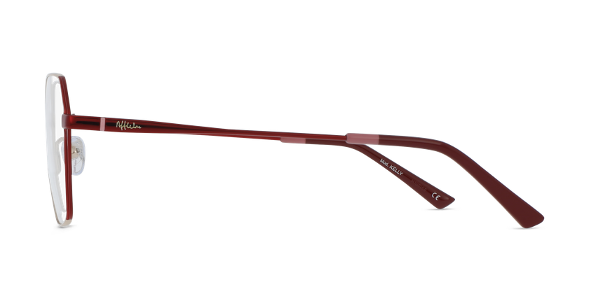LUNETTES DE VUE femme MAGIC KELLY doré/rouge - Vue de face