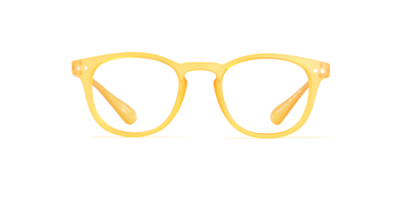 Óculos graduados MOD01P amarelo - Vista de frente
