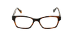 Óculos graduados senhora LYS TO (TCHIN-TCHIN +1€) tartaruga - Vista de frente