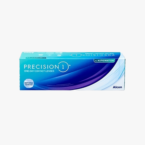Lentilles de contact Precision 1 for Astigmatism 30 L - Vue de face