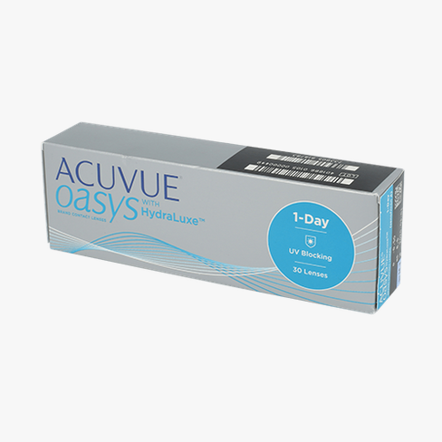 Lentilles de contact Acuvue Oasys 1 Day with Hydraluxe 30L Vue de face