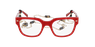 LUNETTES DE VUE femme AUDACIEUSE rouge
