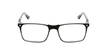 Óculos graduados criança REFORM TEENAGER (J1BK) preto - Vista de frente