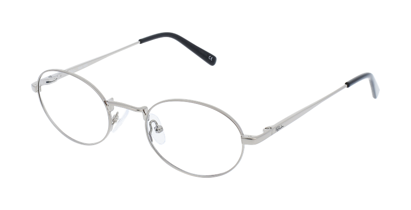 Óculos graduados NEIL SL (TCHIN-TCHIN +1€) prateado/prateado - Vista de frente