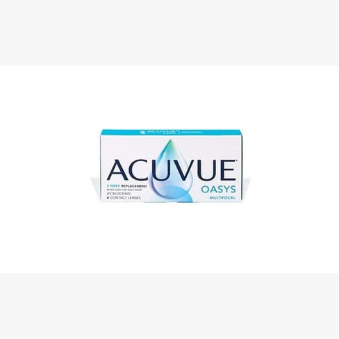 Lentilles de contact Acuvue Oasys Multifocal 6 L Vue de face