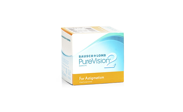 Lentilles de contact PureVision 2 HD for Astigmatism 6L - Vue de face