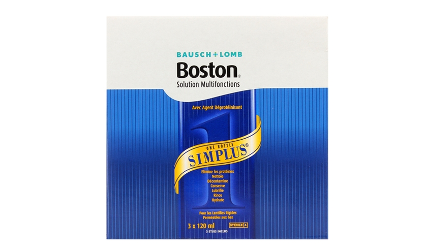 Boston Simplus 3x120ml - Vista de frente