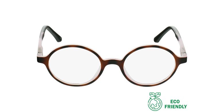 Lunettes de vue enfant MAGIC 13 écaille/roseVue de face Lunettes de vue enfant MAGIC 13 écaille/roseVue de face