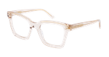 LUNETTES DE VUE femme CARACTERES FIL D'OR MYSTERIEUSE marron - Vue de face