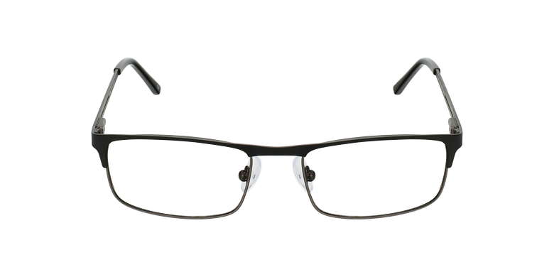 Óculos graduados homem LILOUAN BK (TCHIN-TCHIN +1€) preto/cinzento Vista de frente