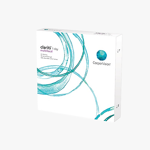 Lentilles de contact Clariti 1 Day multifocale 90L - Vue de face