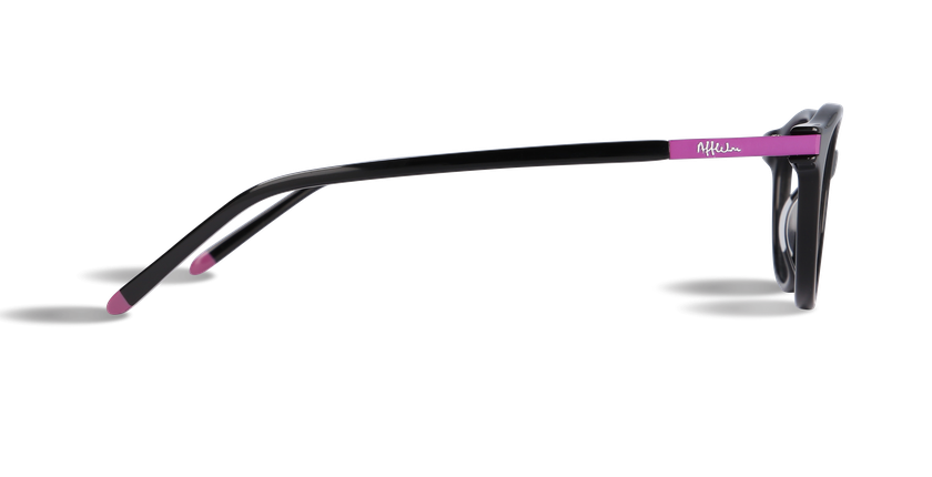 Óculos graduados senhora BLANCHE preto - Vista lateral