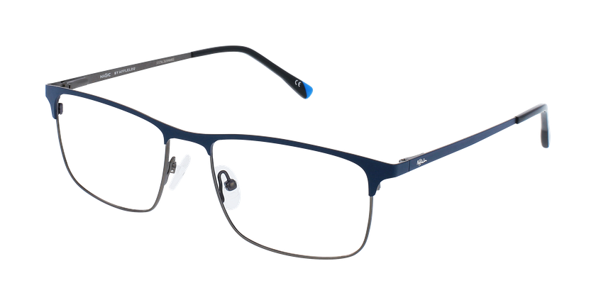 Óculos graduados homem MAGIC 104 BLGU azul/cinzento - Vista de frente