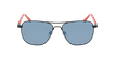 Óculos de sol homem SPARK POLARIZED BK preto/vermelho - Vista de frente
