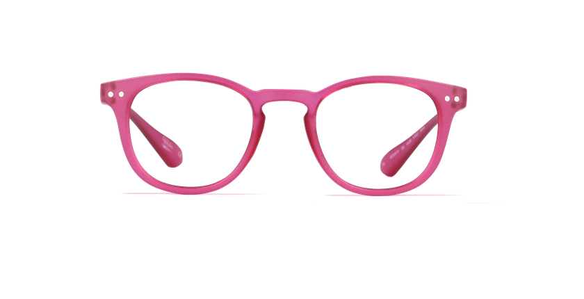 Óculos graduados MOD01P rosa - Vista de frente