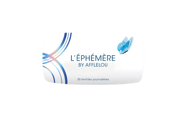 Lentilles de contact L’Ephémère 30L Toric (Menicon Miru 1Day FP) - Vue de face