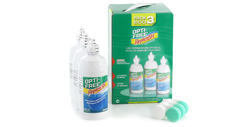 Opti-Free® Replenish 300 ml : Produit pour Lentilles de Contact
