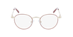 LUNETTES DE VUE enfant MAGIC JILL rouge/doré - Vue de face