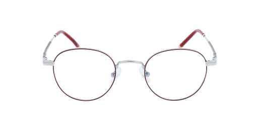 Óculos graduados MAGIC 132 BU vermelho/prateadoVista de frente