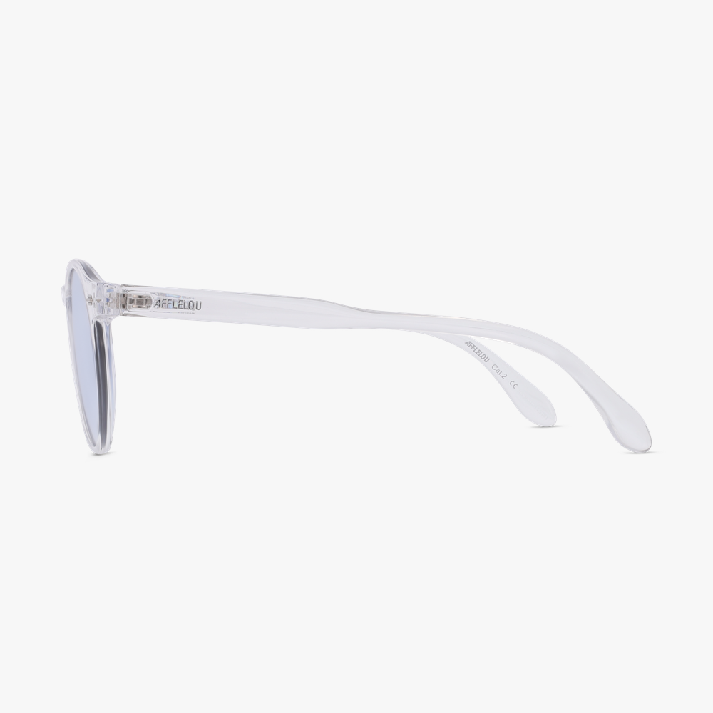 LUNETTES DE SOLEIL DUNE blanc - Vue de face