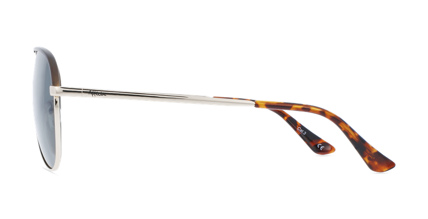 LUNETTES DE SOLEIL homme LISANDRO marron/doré - Vue de face