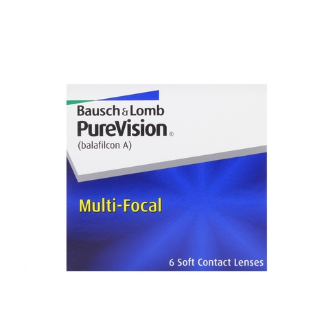 Lentilles de contact PureVision Multifocal 6L Vue de face
