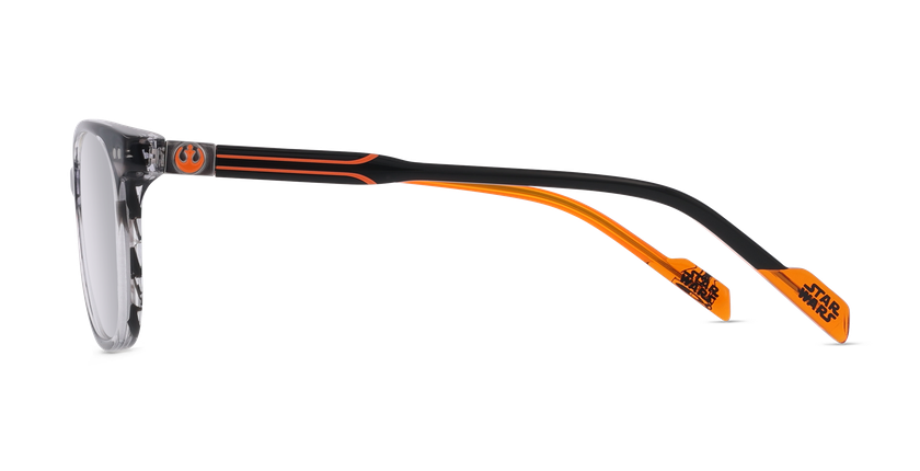 Lunettes de vue enfant 6 gris - Vue de face