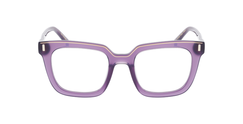 LUNETTES DE VUE femme CARACTERES FIL D'OR REVEUSE violet - Vue de face