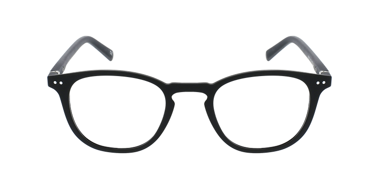 Óculos graduados FORTY (óculos Leitura, várias grad.) c/ filtro luz azul preto/pretoVista de frente