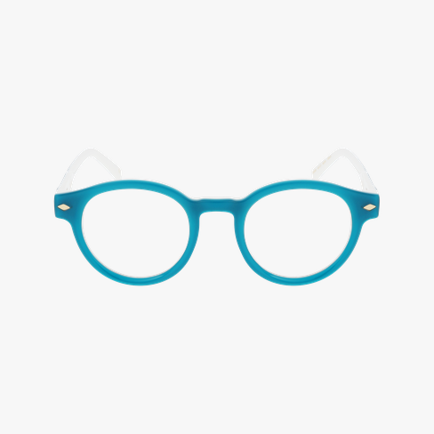 LUNETTES DE VUE femme CARACTÈRES DISCRÈTE bleu