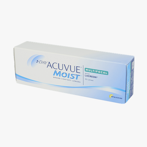 Lentilles de contact 1 Day Acuvue® Moist® Multifocal 30L Vue de face