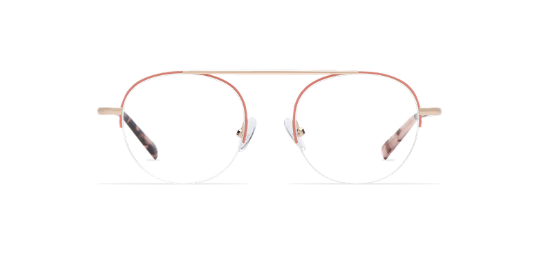 Lunettes de vue femme REBECCA rose/doré Lunettes de vue femme REBECCA rose/doré
