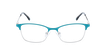 Óculos graduados senhora MAGIC 111 BL turquesa/prateado - Vista de frente
