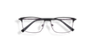 Óculos graduados homem CORENTIN (Tchin-Tchin +1€) preto/cinzento - Vista de frente
