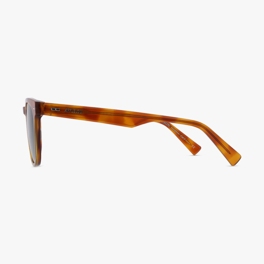 LUNETTES DE SOLEIL homme KERIAN écaille - Vue de face