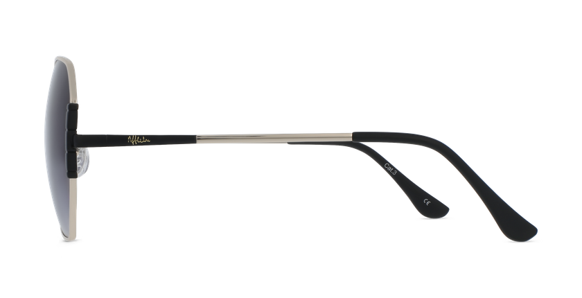 LUNETTES DE SOLEIL femme GALILEA doré/noir - Vue de face