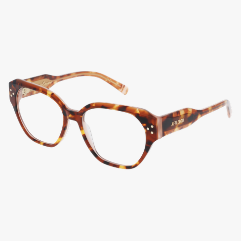 Lunettes de vue femme CARACTÈRES RAFFINÉE écaille/rouge